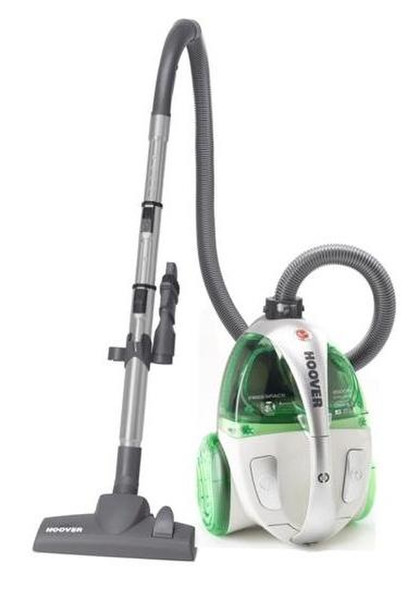 Hoover TFS 7207 P Цилиндрический пылесос 2000Вт Зеленый, Белый пылесос