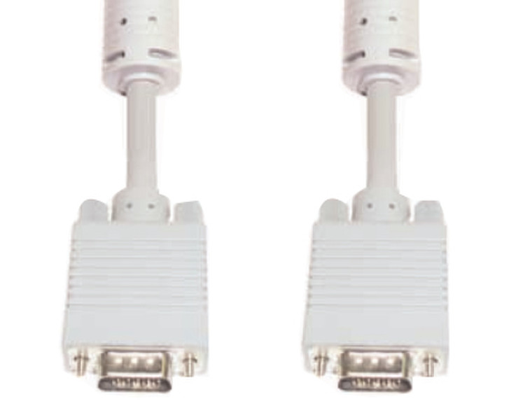 e+p HD15/HD15, 3.0m 3m VGA (D-Sub) VGA (D-Sub) White VGA cable