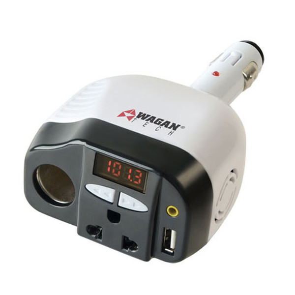 WAGAN Smart AC 120 USB Inverter with FM Transmitter auto 100W