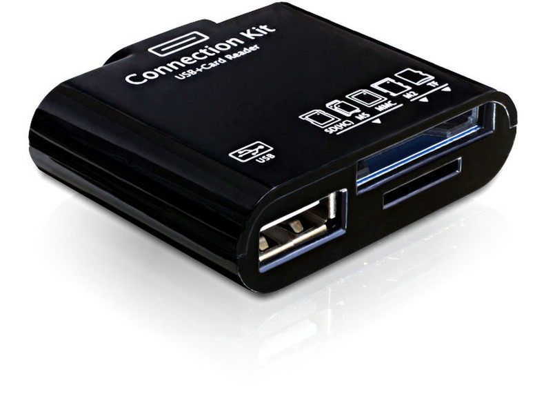 DeLOCK 65358 USB 2.0 Черный устройство для чтения карт флэш-памяти