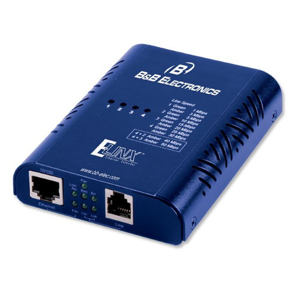 B&B Electronics EIS-EXTEND Network transmitter Blue