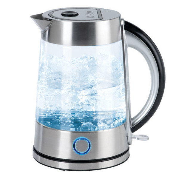 Nesco Glass Electric Water Kettle (1.7 Liter) 1.7L Stainless steel,Transparent 1500W