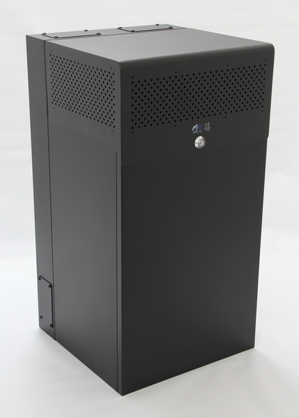 Black Hawk Labs 10U + 4U MiniRaQ Secure Black rack