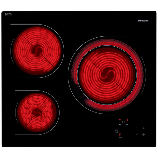 Brandt TV1221B built-in Electric induction Black hob
