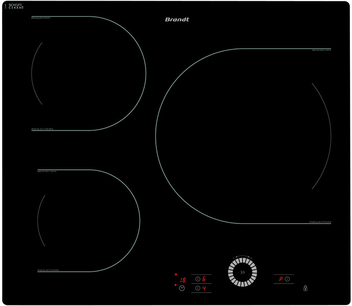 Brandt TI1028B built-in Electric induction Black hob