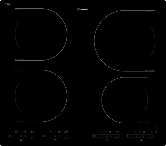 Brandt TI1016B built-in Electric induction Black hob