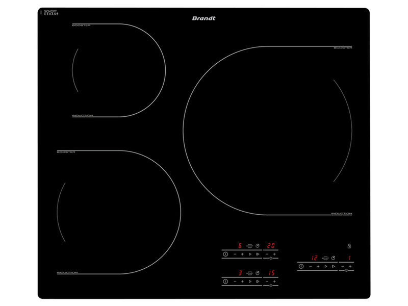 Brandt TI1015B built-in Electric induction Black hob