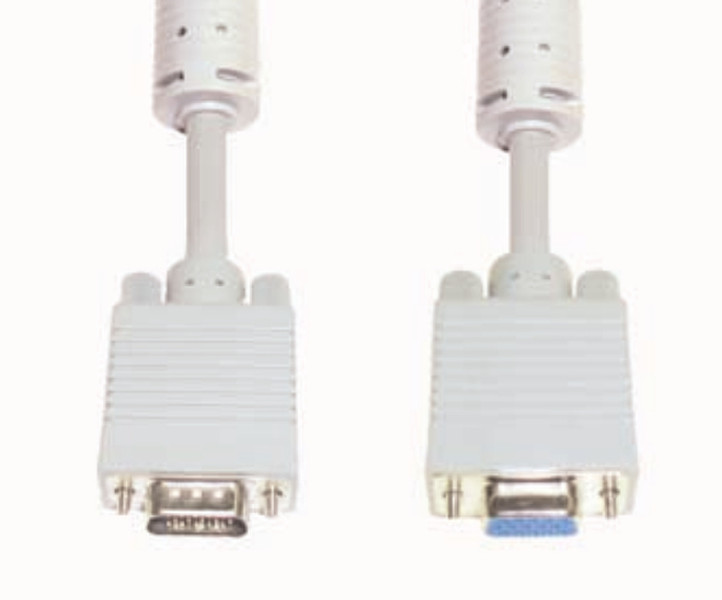 e+p HD15/HD15, 3m 3m VGA (D-Sub) VGA (D-Sub) White VGA cable