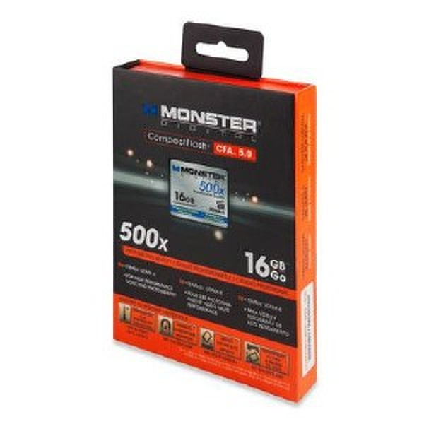 Monster Digital 16GB CompactFlash 500x 16GB Kompaktflash Speicherkarte