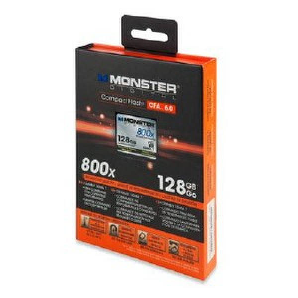 Monster Digital 128GB CompactFlash 800x 128GB CompactFlash memory card