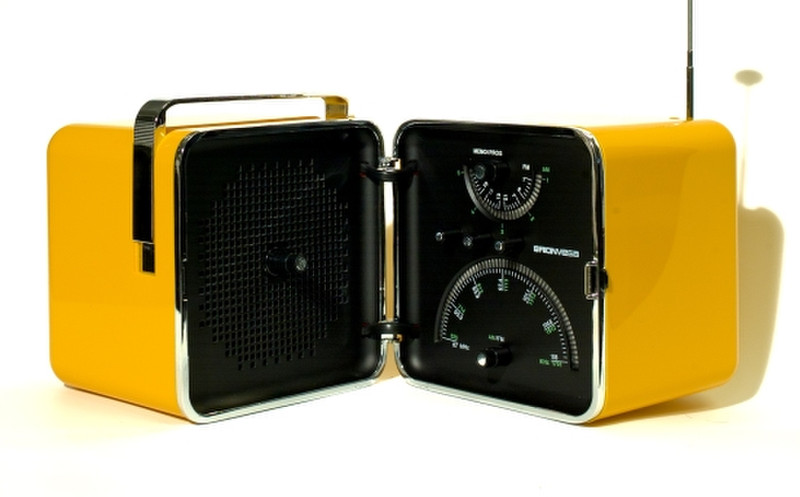 Brionvega TS522 Портативный Аналоговый Желтый радиоприемник