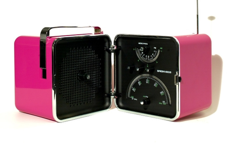 Brionvega TS522 Tragbar Analog Pink Radio