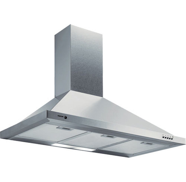 Fagor 9CFD90B Wall-mounted 610m³/h Stainless steel cooker hood