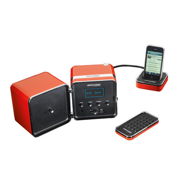 Brionvega TS525 Internet Analog Orange Radio