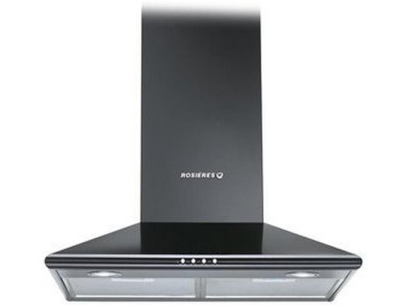 Rosieres RHP675PN Wall-mounted 490m³/h Black cooker hood