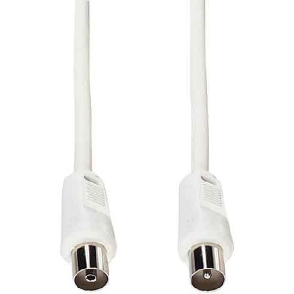 e+p HFT 1 1.5m coax plug coax jack White coaxial cable