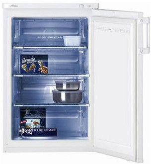 Brandt BFU112SW freestanding Upright 80L A+ White freezer