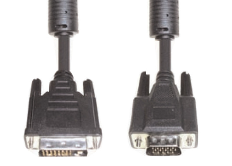 e+p DVI 4 2m DVI-I D-sub (DB-25) Schwarz Videokabel-Adapter