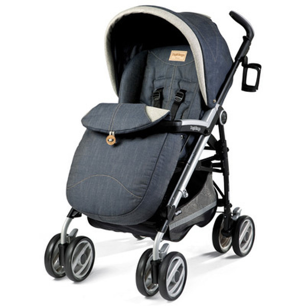 Peg Perego Pliko P3 Compact Traditional stroller 1seat(s) Black,Blue,Grey,Stainless steel