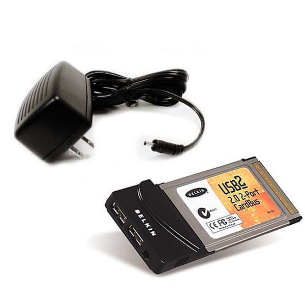 Belkin Hi-Speed USB 2.0 Notebook Card интерфейсная карта/адаптер