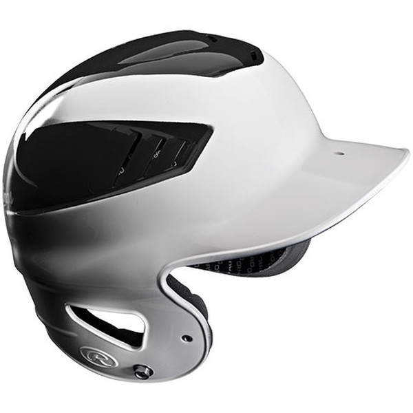 Rawlings CoolFlo Unisex ABS synthetics,Plastic Black,White safety helmet