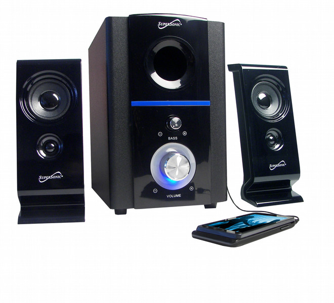 Supersonic SC-1120 2.1 21W Black speaker set