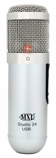 MXL Studio 24 USB Interview microphone Проводная Cеребряный