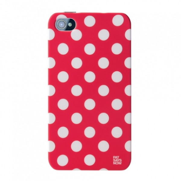 Pat Says Now Red Polka Dot Cover case Rot, Weiß