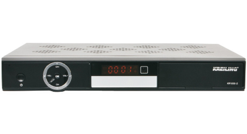 KREILING KR 930-S Satellite Black TV set-top box