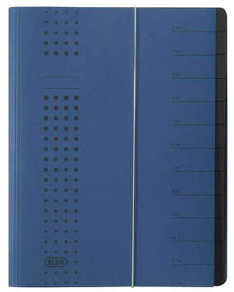Elba 400001992 Blue Carton A4 divider book