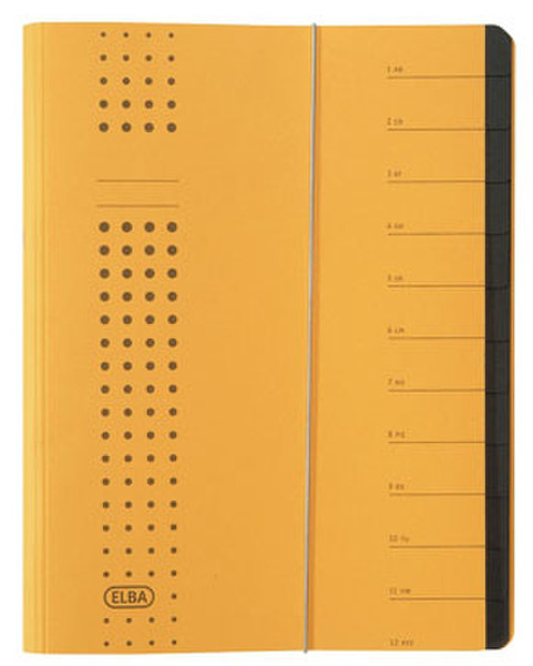 Elba 400001991 Yellow Carton A4 divider book
