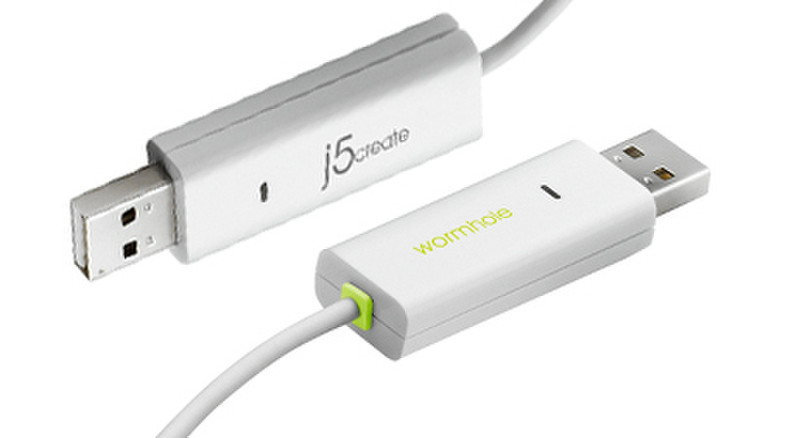 j5 create JUC200 1.8м USB A USB A Белый кабель USB