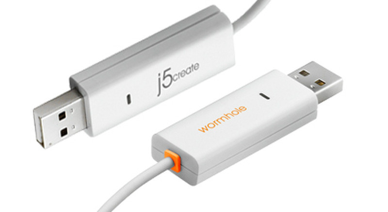 j5 create JUC400 1.8м USB A USB A Белый кабель USB
