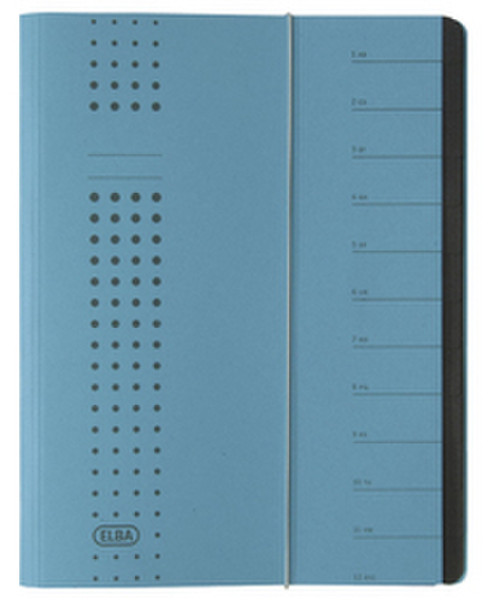 Elba 400001035 Blue Carton A4 divider book