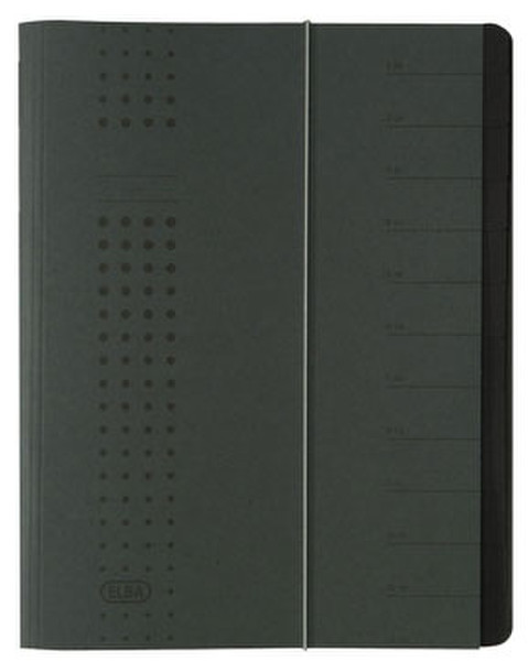 Elba 400001032 Антрацитовый Тонкий картон A4 журнал с разделителями