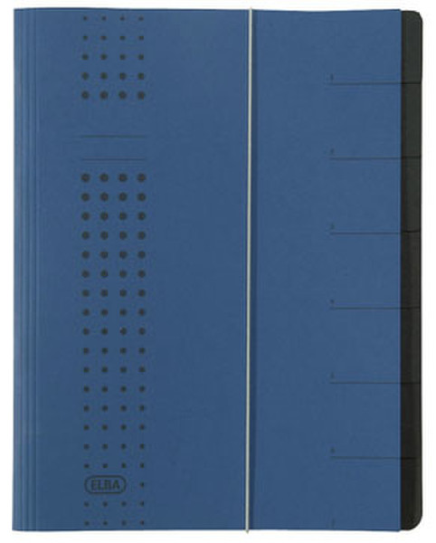 Elba 400002023 Синий Тонкий картон A4 журнал с разделителями