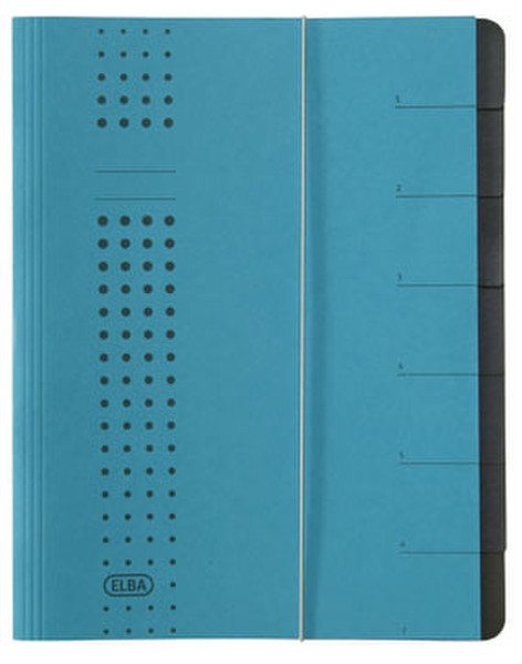 Elba 400002020 Blue Carton A4 divider book
