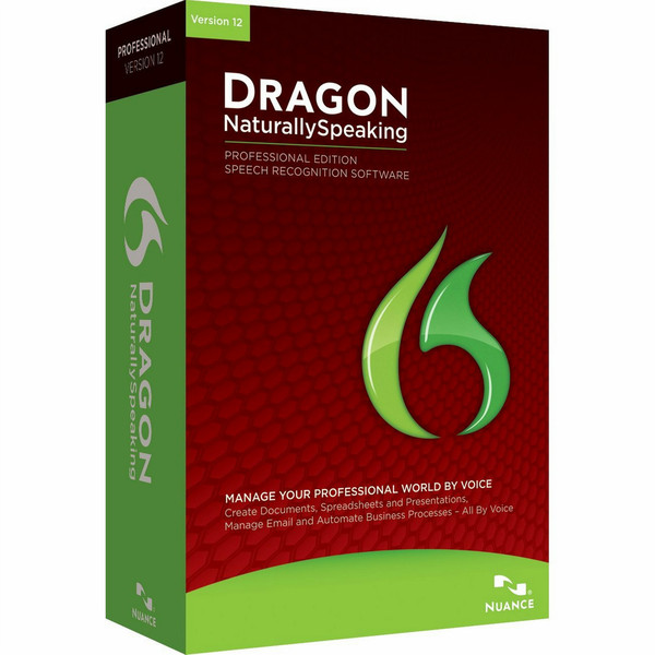 Nuance Dragon NaturallySpeaking 12 Professional, GOV