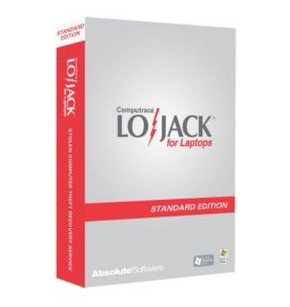 Absolute Software LoJack for Laptops Standard, 3 Year