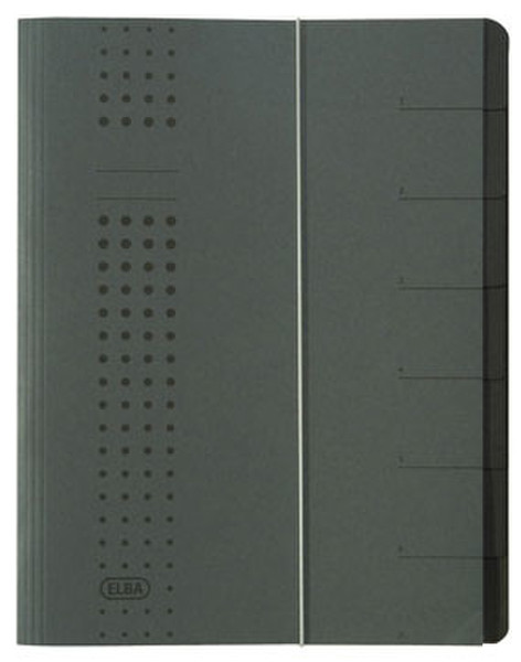 Elba 400001999 Anthracite Carton A4 divider book