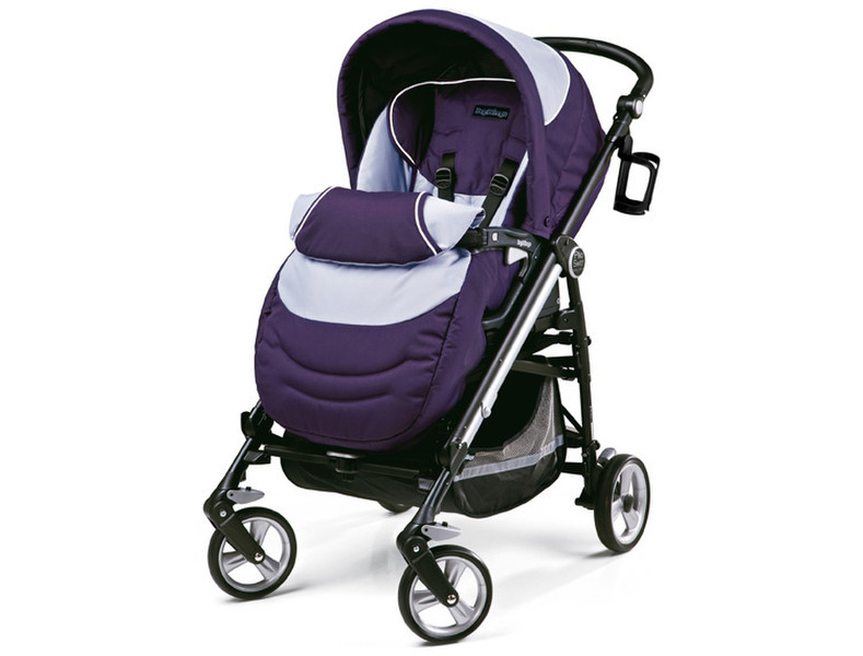 Peg Perego Pliko Switch Easy Drive Traditional stroller 1место(а) Черный, Серый, Нержавеющая сталь, Фиолетовый