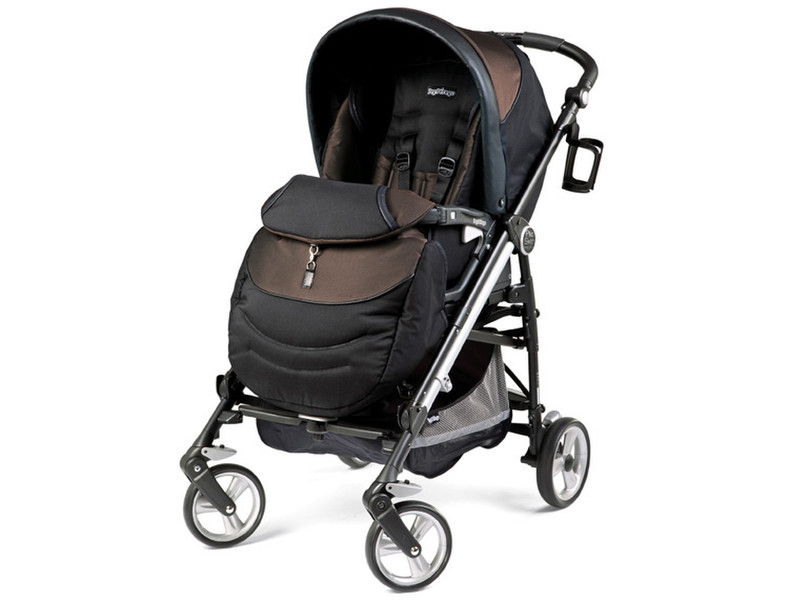 Peg Perego Pliko Switch Easy Drive Traditional stroller 1место(а) Черный, Коричневый, Нержавеющая сталь