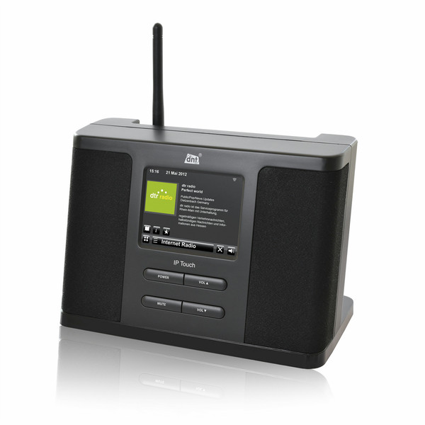 DNT IP Touch Часы Черный радиоприемник