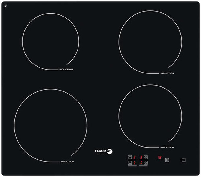 Fagor IFF-84R built-in Electric induction Black hob