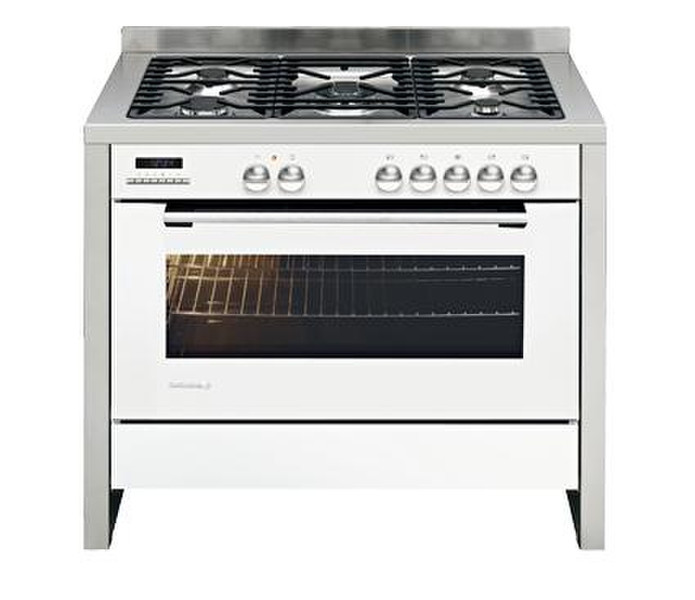 De Dietrich DCM1000W Freestanding Gas hob B White cooker