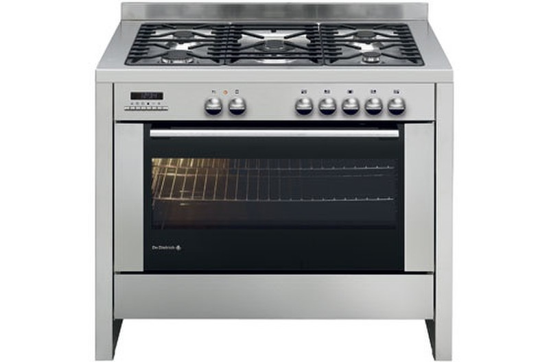 De Dietrich DCM1000X Freistehend Gas hob B Edelstahl Küchenherd