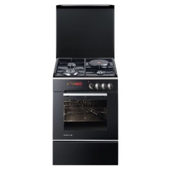 De Dietrich DCM1040B Freestanding Combi hob A Black cooker