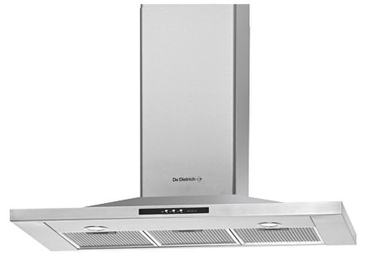 De Dietrich DHD519XE1 Wall-mounted 710m³/h Silver cooker hood