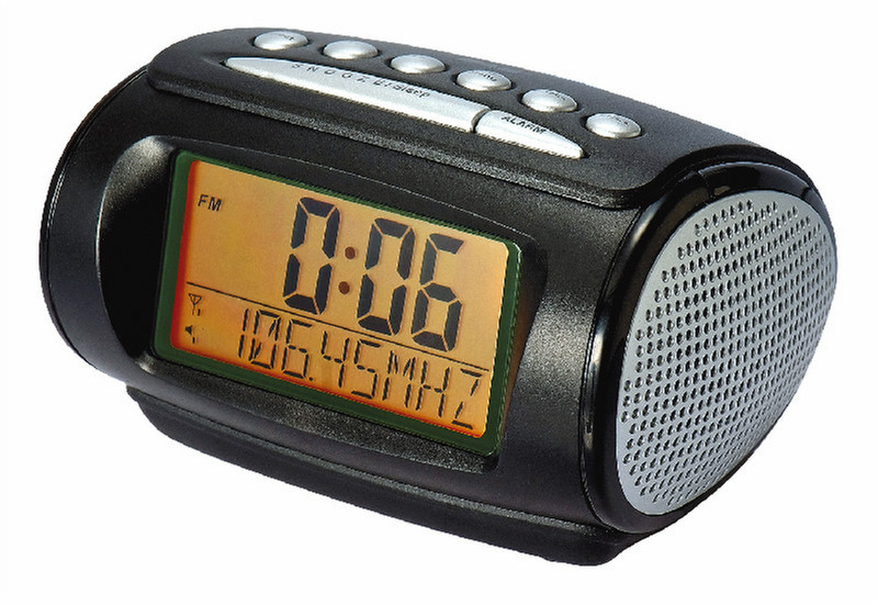 SEG CR 117DAB+ Часы Цифровой Антрацитовый, Cеребряный радиоприемник