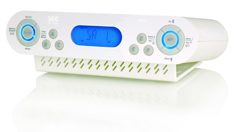 SEG CR 105K Clock Digital White